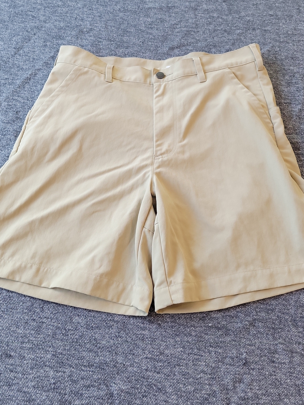 Vintage Patagonia Stand Up Shorts Men's 34 Khaki Nylon Canvas Hiking Casual